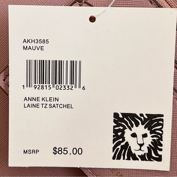 Anne Klein NWT Laine TZ Satchel Tote Removable Crossbody Strap Cardholder Pink - Picture 4 of 15